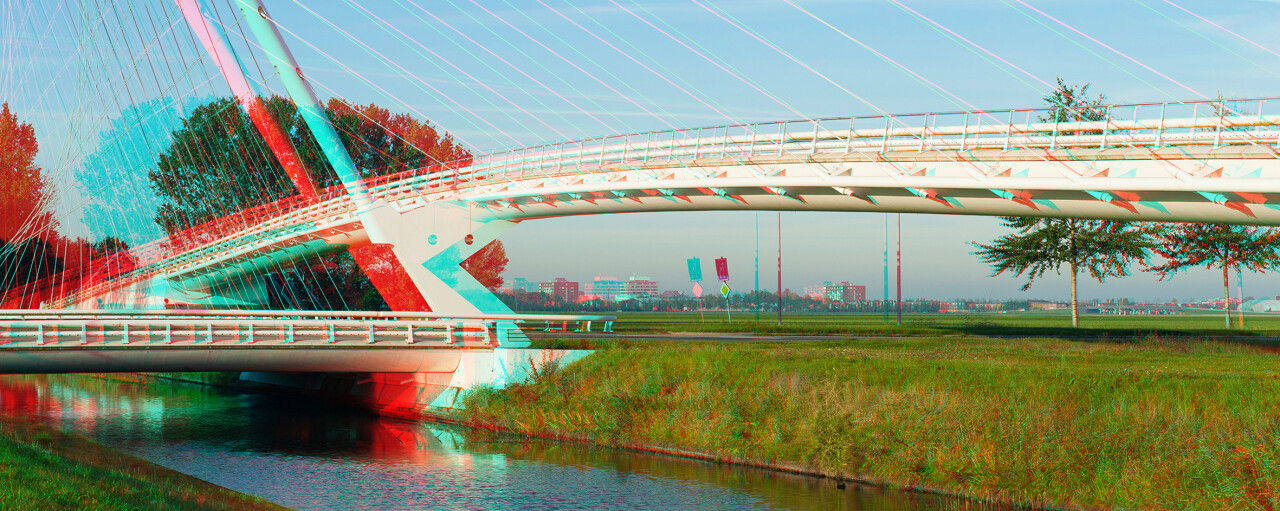 Anaglyph beeld Calatrava 09 2026