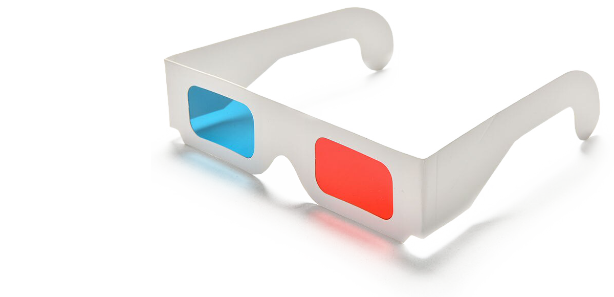 Anaglyph bril